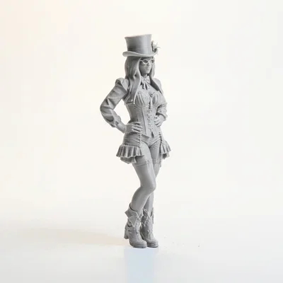 Mô hình 3D Nghệ sĩ gánh xiếc phong cách Victoria (Carnival Girl)