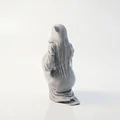 Mô hình 3D tượng cô gái đội mũ trùm đầu phong cách mèo (Cat Lady) - Thumbnail 4