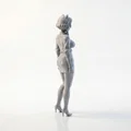 Mô hình 3D cô gái tai mèo phong cách Anime - Cat Ears Girl - Thumbnail 3
