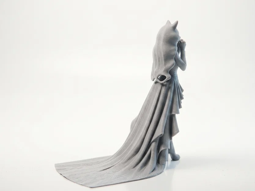 Mô hình 3D cô nàng mèo siêu mẫu (Cat Supermodel Figurine) - Image 3