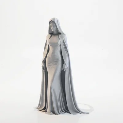 Mô hình 3D Tượng Nữ Tu Công Giáo (Catholic Nun) có thể in ấn