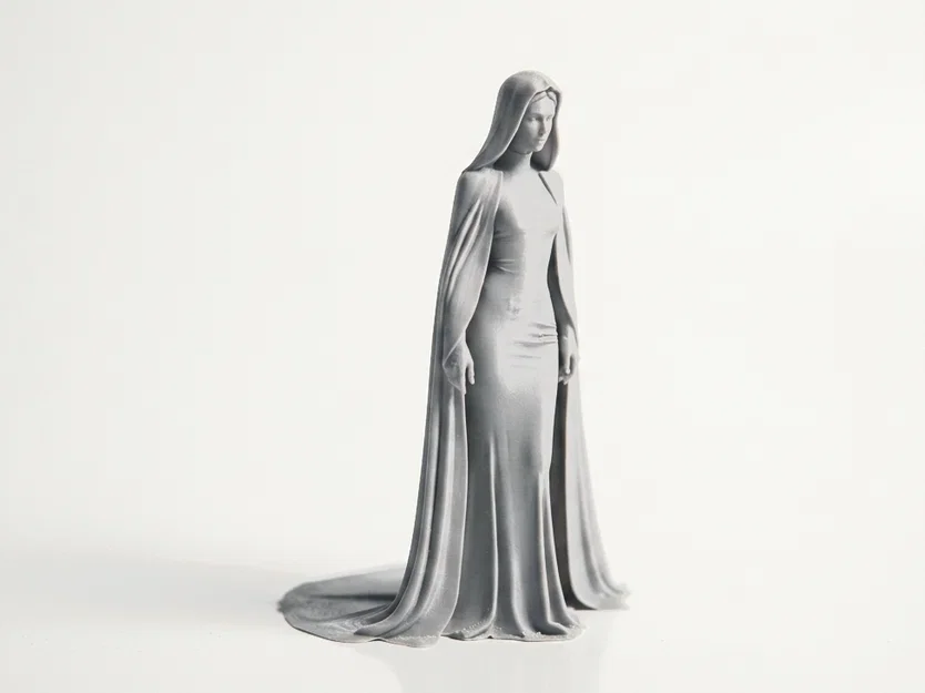 Mô hình 3D Tượng Nữ Tu Công Giáo (Catholic Nun) có thể in ấn - Image 2