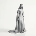 Mô hình 3D Tượng Nữ Tu Công Giáo (Catholic Nun) có thể in ấn - Thumbnail 2