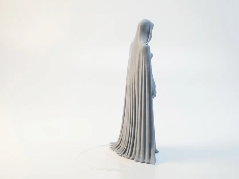 Mô hình 3D Tượng Nữ Tu Công Giáo (Catholic Nun) có thể in ấn - Image 3