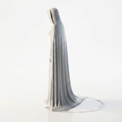 Mô hình 3D Tượng Nữ Tu Công Giáo (Catholic Nun) có thể in ấn