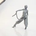 Mô hình 3D Nữ Chiến Binh Xích (Chain Lady Warrior) để in ấn - Thumbnail 1