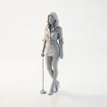 Mô hình tượng nữ quý cô bị xích (Chained Lady) - File in 3D - Thumbnail 1