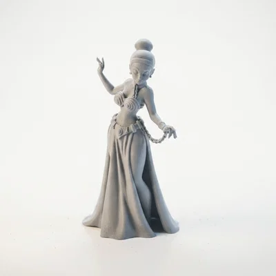 Mô hình Chained Lady - Tượng nhân vật nữ 3D