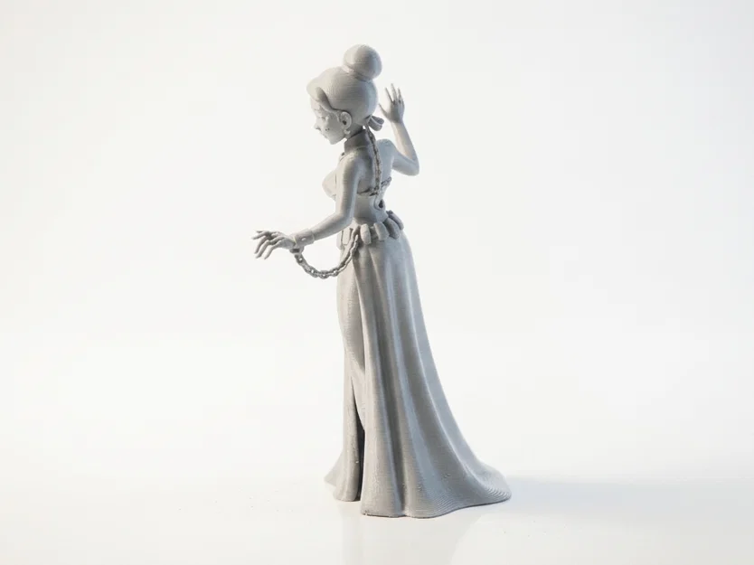 Mô hình Chained Lady - Tượng nhân vật nữ 3D - Image 4