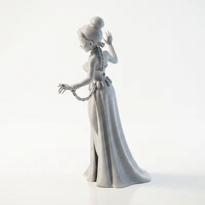 Mô hình Chained Lady - Tượng nhân vật nữ 3D