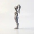 Mô hình 3D cô nàng cổ vũ (Cheerleader) xinh đẹp, sắc nét - Thumbnail 4