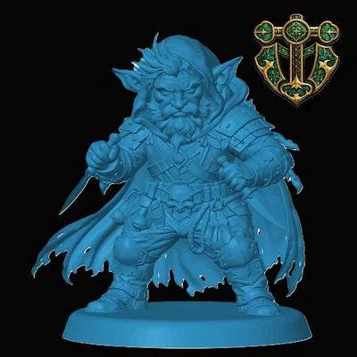 Mô hình Deep Gnome Rogue cho RPG
