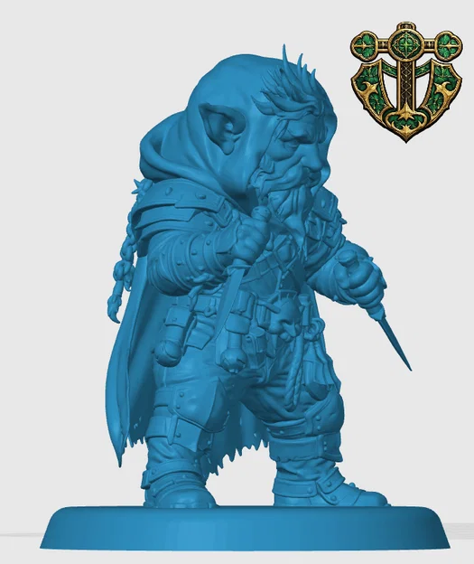 Mô hình Deep Gnome Rogue cho RPG - Image 2
