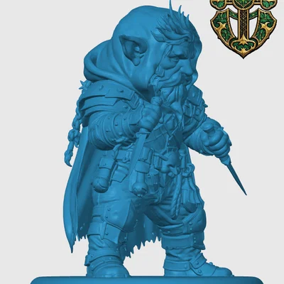 Mô hình Deep Gnome Rogue cho RPG