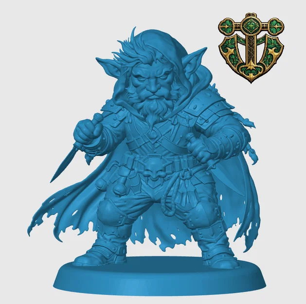 Mô hình Deep Gnome Rogue cho RPG - Image 3