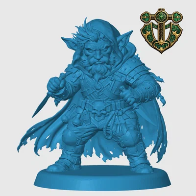 Mô hình Deep Gnome Rogue cho RPG
