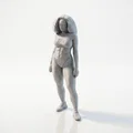 Mô Hình Nhân Vật Nữ Vận Động Viên Khỏe Khoắn - File In 3D - Thumbnail 1