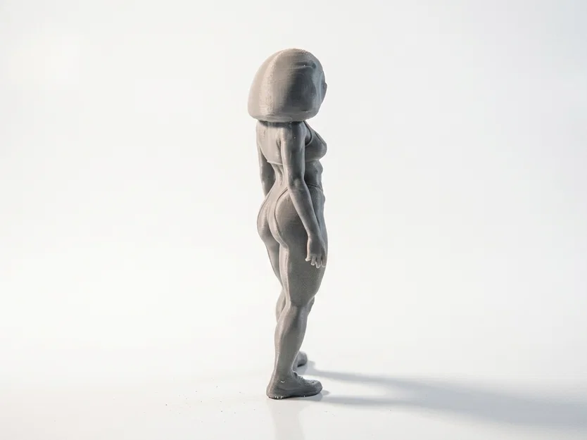 Mô Hình Nhân Vật Nữ Vận Động Viên Khỏe Khoắn - File In 3D - Image 3