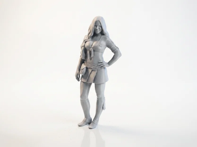 Mô hình 3D Cô Nàng Cheerleader Thể Thao Ấn Tượng - Image 1