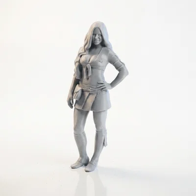 Mô hình 3D Cô Nàng Cheerleader Thể Thao Ấn Tượng