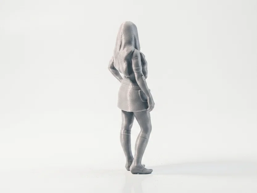 Mô hình 3D Cô Nàng Cheerleader Thể Thao Ấn Tượng - Image 3