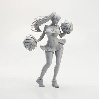 Mô hình 3D Cheerleader: Nữ cổ động viên năng động (STL file)