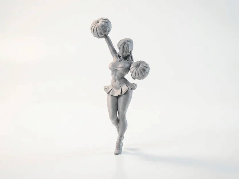Mô hình 3D Figurine Nữ Cổ Động Viên Cheerleader Đẹp Mắt - Image 1