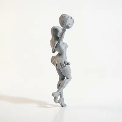 Mô hình 3D Figurine Nữ Cổ Động Viên Cheerleader Đẹp Mắt