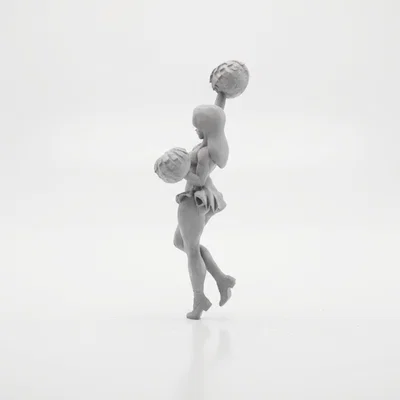 Mô hình 3D Figurine Nữ Cổ Động Viên Cheerleader Đẹp Mắt