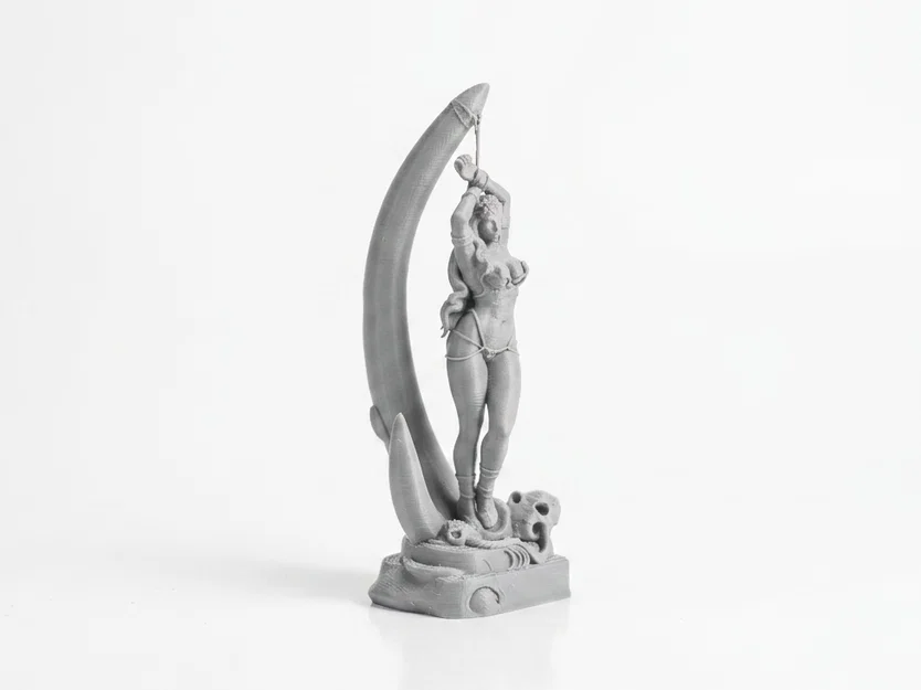Mô hình Nữ chiến binh xiềng xích Fantasy 3D - File in 3D ấn tượng - Image 2