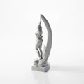 Mô hình Nữ chiến binh xiềng xích Fantasy 3D - File in 3D ấn tượng - Thumbnail 4