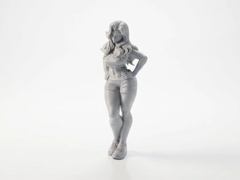 Mô Hình 3D Nữ Cổ Động Viên Thể Thao In 3D - Image 1