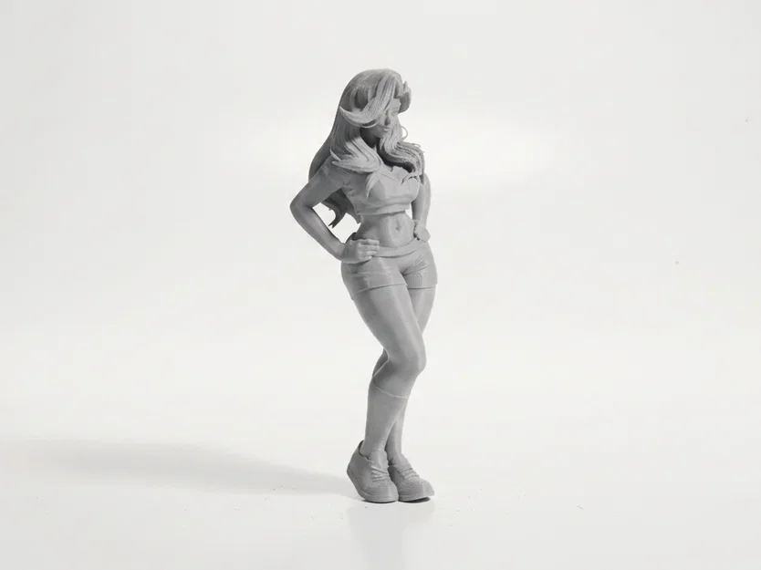 Mô Hình 3D Nữ Cổ Động Viên Thể Thao In 3D - Image 2