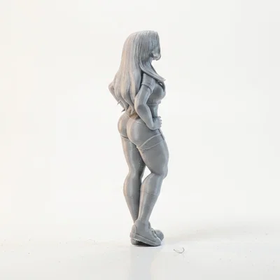 Mô Hình 3D Nữ Cổ Động Viên Thể Thao In 3D