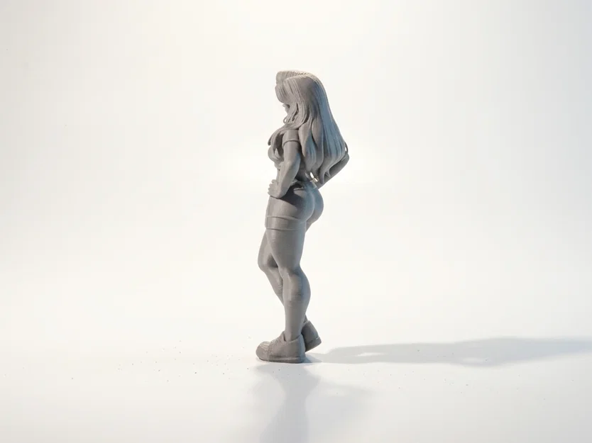 Mô Hình 3D Nữ Cổ Động Viên Thể Thao In 3D - Image 4
