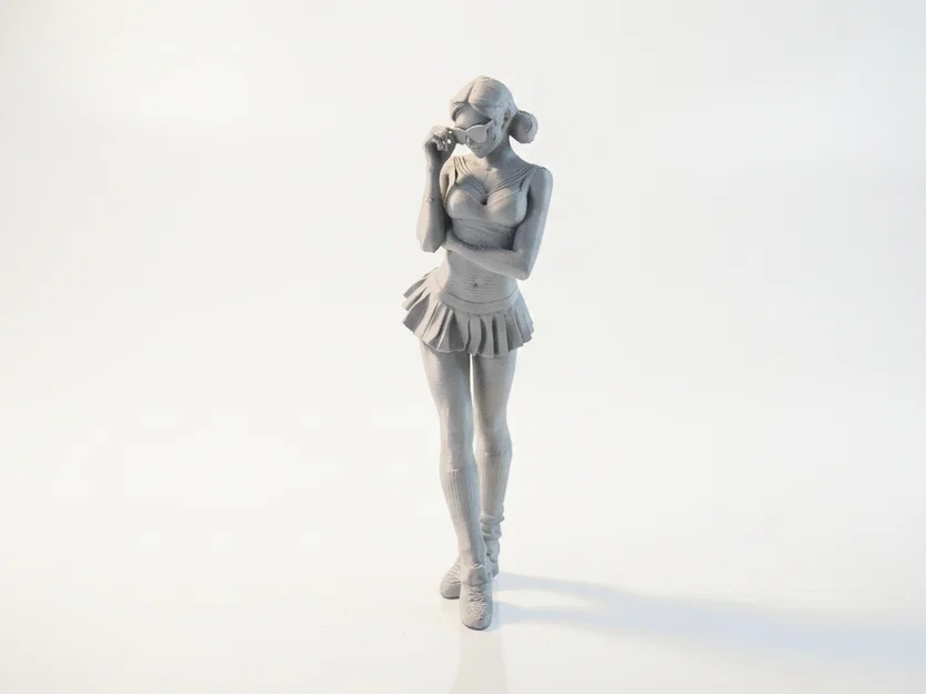 Mô hình Cheerleader đeo kính in 3D đầy cá tính - Image 1
