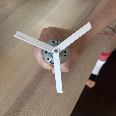 Mẫu cánh quạt 3 cánh mini 3D cho mô hình DIY