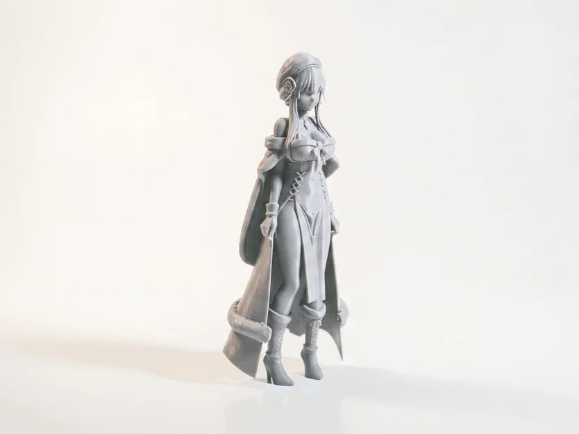 Mô hình tượng cô gái Anime Giáng sinh in 3D - Image 2