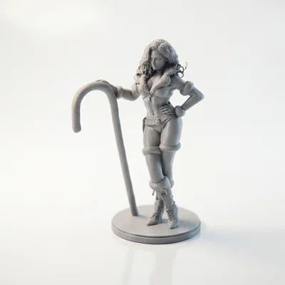 Mô hình Candy Cane Pin-Up Figurine chủ đề lễ hội cho máy in 3D