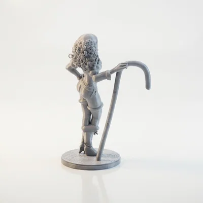 Mô hình Candy Cane Pin-Up Figurine chủ đề lễ hội cho máy in 3D