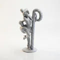 Mô hình tượng cô gái Candy Cane trang trí Giáng sinh in 3D - Thumbnail 1