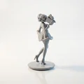 Mô hình 3D cô nàng anime quà tặng Giáng sinh - Thumbnail 3