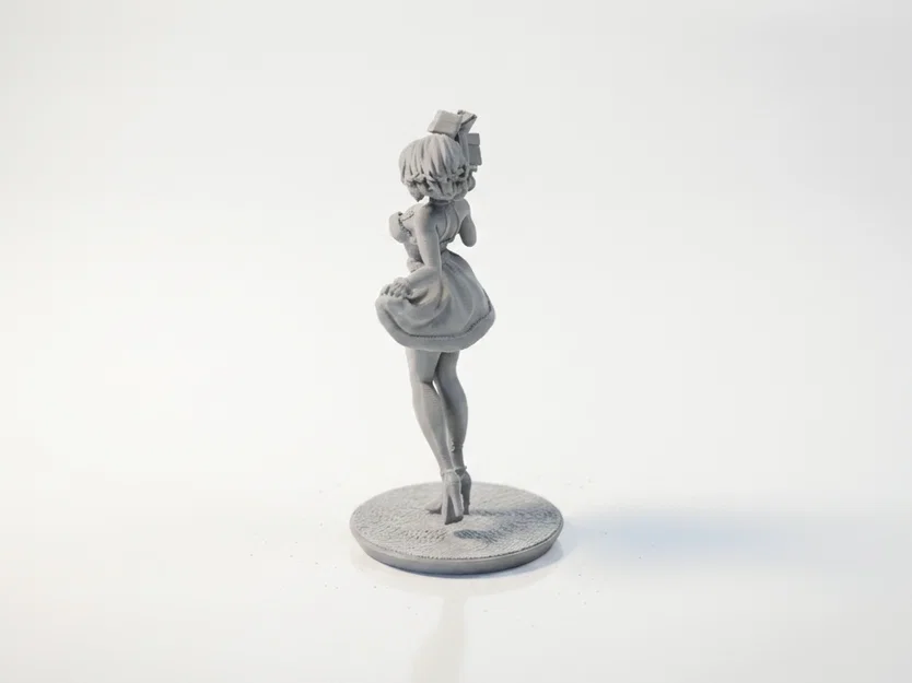 Mô hình 3D cô nàng anime quà tặng Giáng sinh - Image 4