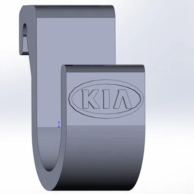 Giá treo ô dù thông minh gắn cốp xe KIA - Phụ kiện 3D hữu ích