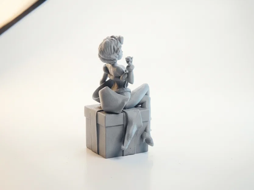 Mô hình tượng nữ nhân Christmas Gift Babe in 3D - Image 3
