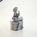Mô hình tượng nữ nhân Christmas Gift Babe in 3D - Thumbnail 3