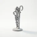Mô hình tượng nữ cầm gậy kẹo Candy Cane - In 3D nghệ thuật - Thumbnail 2