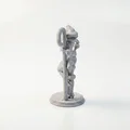 Mô hình tượng nữ cầm gậy kẹo Candy Cane - In 3D nghệ thuật - Thumbnail 4