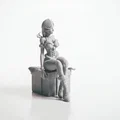 Mô hình tượng nữ giới tư thế ngồi (File in 3D) - Thumbnail 2