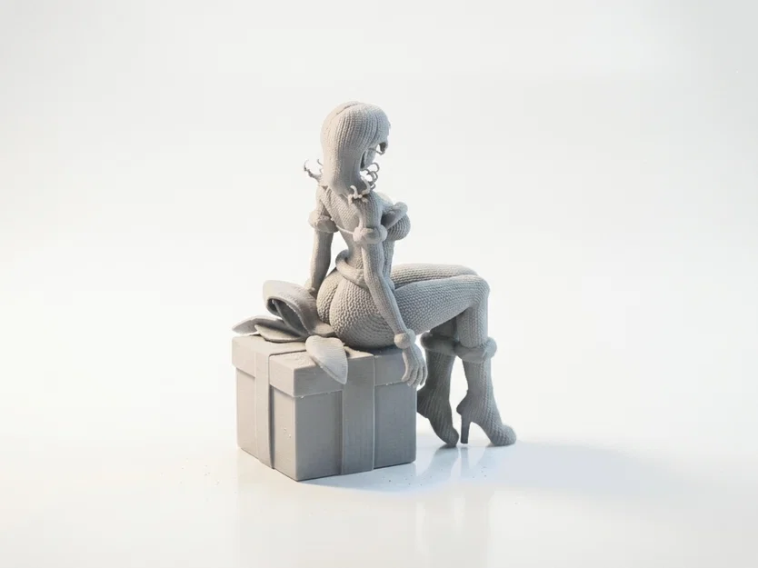 Mô hình tượng nữ giới tư thế ngồi (File in 3D) - Image 3